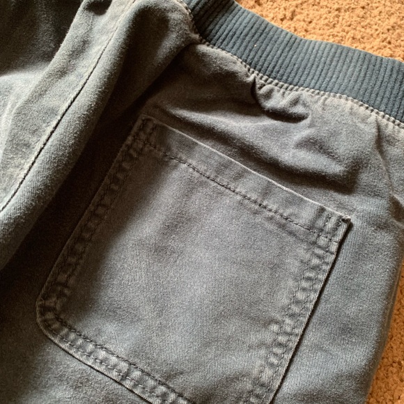Vintage Hollister Navy Blue Chino Jogger Pants Bottoms Khaki Style Cuffed - Picture 5 of 7